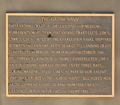 The Gator Navy Marker image. Click for full size.
