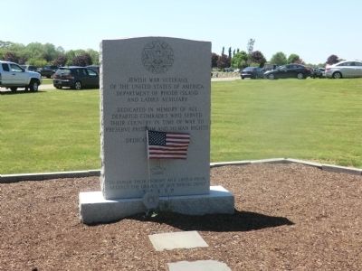 Jewish War Veterans Marker. Click for full size. Jewish War Veterans Marker image. Click for full size.