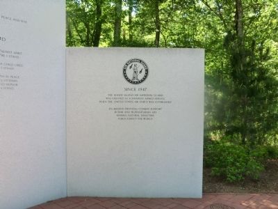 Rhode Island National Guard Marker. Click for full size. Rhode Island National Guard Marker image. Click for full size.