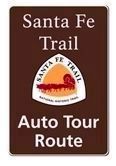 Santa Fe Trail Auto Tour Route Sign image. Click for full size.