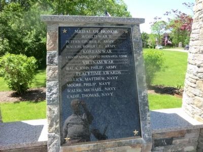 Medal of Honor-Honor Roll Marker. Click for full size. Medal of Honor-Honor Roll Marker image. Click for full size.