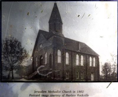 Jerusalem Methodist Church in 1902. Click for full size. Jerusalem Methodist Church in 1902 image. Click for full size.