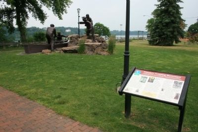 Freedom Crossing Monument Marker. Click for full size. Freedom Crossing Monument Marker image. Click for full size.