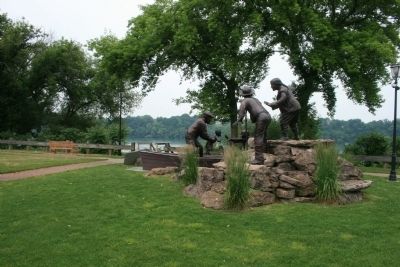 Freedom Crossing Monument. Click for full size. Freedom Crossing Monument image. Click for full size.
