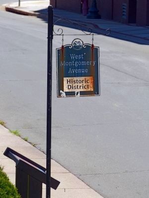 West Montgomery Historic District<br>Jerusalem - Mount Pleasant Church and Parsonage Marker image. Click for full size.