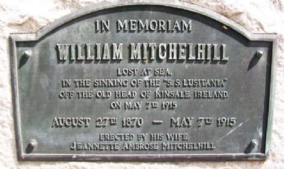 William Mitchelhill Marker. Click for full size. William Mitchelhill Marker image. Click for full size.