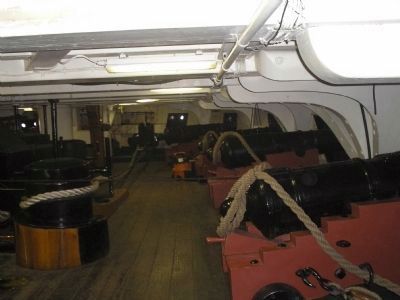Below Deck on the USS Constitution image. Click for full size.