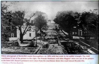 Rockville's main thoroughfare, ca. 1870 image. Click for full size.