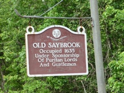 Old Saybrook Marker image. Click for full size.