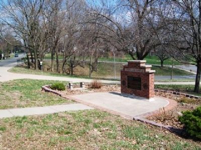 Eugene Field's Lovers Lane Marker. Click for full size. Eugene Field's Lovers Lane Marker image. Click for full size.