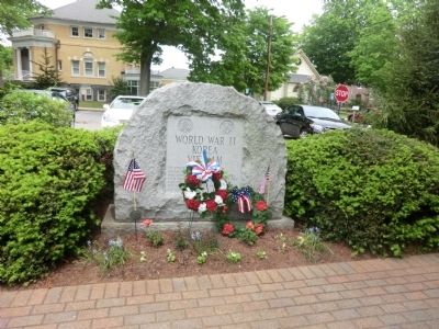 Memorial to World War II, Korea, and Vietnam Veterans Marker image. Click for full size.