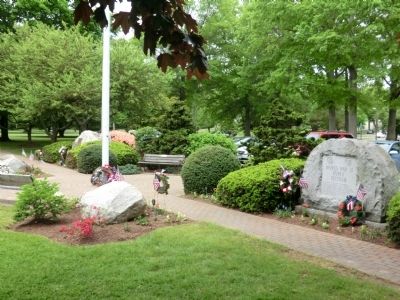 Memorial to World War II, Korea, and Vietnam Veterans Marker image. Click for full size.