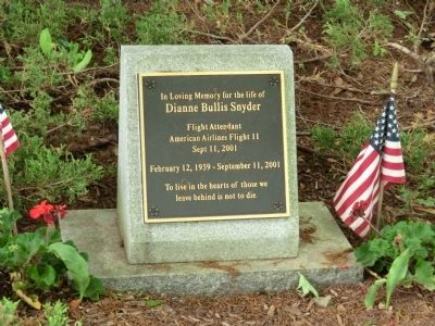 Dianne Bullis Snyder Memorial Marker image. Click for full size.