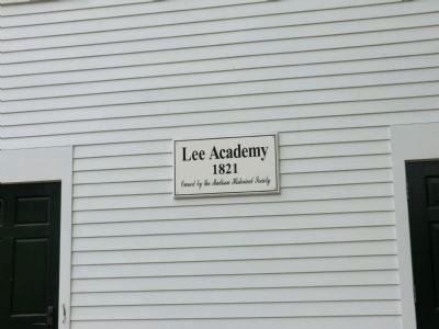 Lee's Academy Marker image. Click for full size.