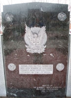 Nodaway County Veterans Memorial Marker. Click for full size. Nodaway County Veterans Memorial Marker image. Click for full size.
