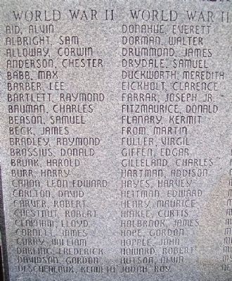 Nodaway County Veterans Memorial. Click for full size. Nodaway County Veterans Memorial image. Click for full size.