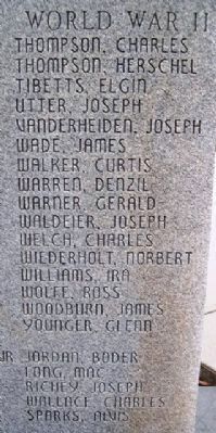 Nodaway County Veterans Memorial. Click for full size. Nodaway County Veterans Memorial image. Click for full size.