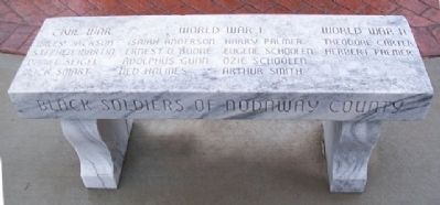 Nodaway County Black Veterans Memorial. Click for full size. Nodaway County Black Veterans Memorial image. Click for full size.