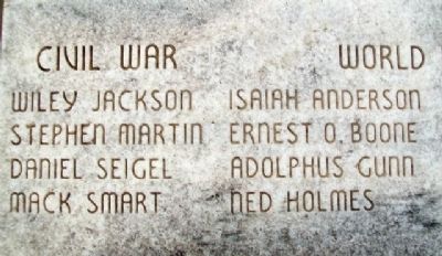 Nodaway County Black Veterans Memorial. Click for full size. Nodaway County Black Veterans Memorial image. Click for full size.