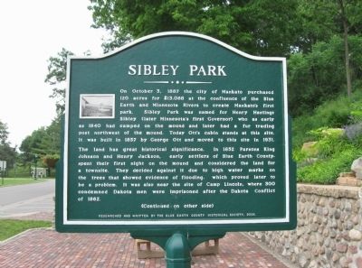 Sibley Park Marker image. Click for full size.