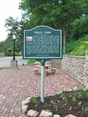 Sibley Park Marker. Click for full size. Sibley Park Marker image. Click for full size.