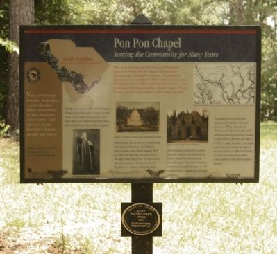 Pon Pon Chapel Marker and Medallion: image. Click for full size.
