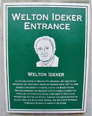 Welton Ideker Marker. Click for full size. Welton Ideker Marker image. Click for full size.