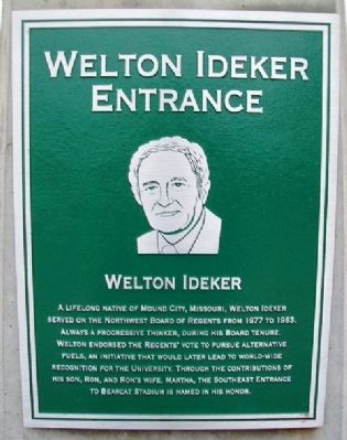 Welton Ideker Marker image. Click for full size.