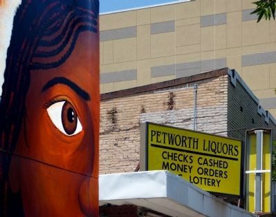 The Daughter of Oshun<br>overlooks Petworth Liquors image. Click for full size.