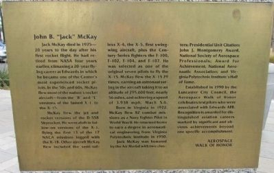 John B. "Jack" McKay Marker. Click for full size. John B. "Jack" McKay Marker image. Click for full size.