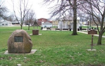 Stansbury Markers at City Park. Click for full size. Stansbury Markers at City Park image. Click for full size.