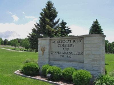Allouez Catholic Cemetery and Chapel Mausoleum image. Click for full size.