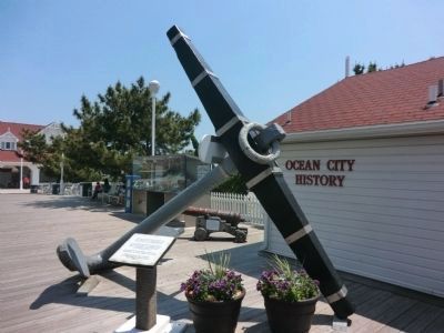 Anchor from the Sailboat Wreck Marker image. Click for full size.