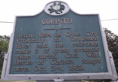 Corinth Marker. Click for full size. Corinth Marker image. Click for full size.