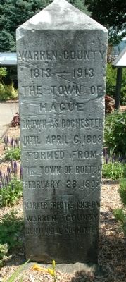Town of Hague Centennial Marker image. Click for full size.