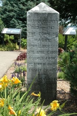 Town of Hague Centennial Marker image. Click for full size.