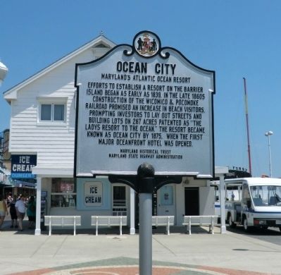 Ocean City Marker. Click for full size. Ocean City Marker image. Click for full size.