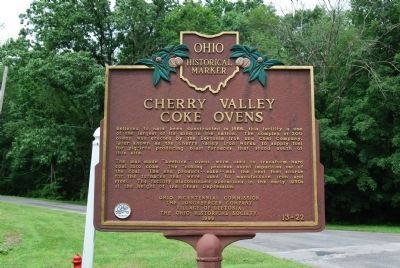 Cherry Valley Coke Ovens Marker image. Click for full size.