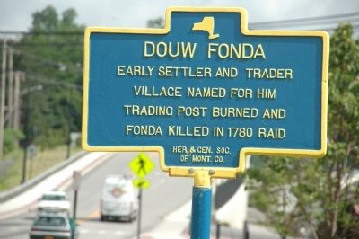 Douw Fonda Marker. Click for full size. Douw Fonda Marker image. Click for full size.