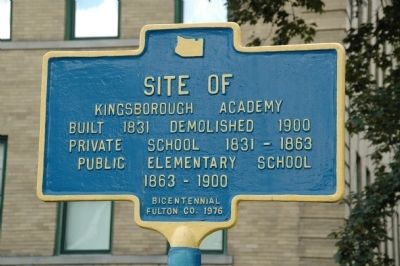 Kingsborough Academy Marker image. Click for full size.
