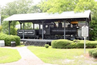 Narrow Gauge Locomotive No. 7 and Marker. Click for full size. Narrow Gauge Locomotive No. 7 and Marker image. Click for full size.