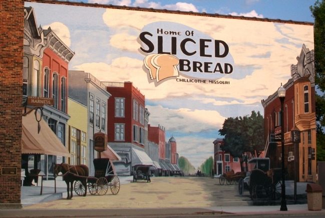 Home of Sliced Bread Mural and Marker image. Click for full size.