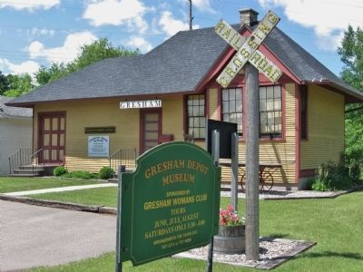 The Gresham Depot Museum image. Click for full size.