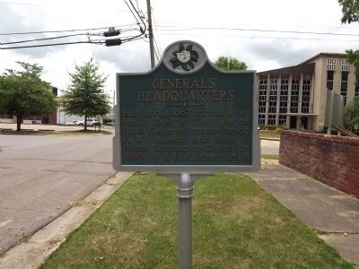 Generals' Headquarters Marker. Click for full size. Generals' Headquarters Marker image. Click for full size.