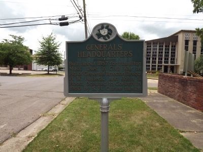 Generals' Headquarters Marker image. Click for full size.