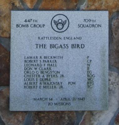 447th Bomb Group 709th Squadron image. Click for full size.