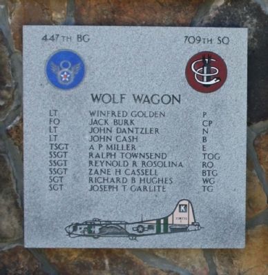 447th Bomb Group 709th Sq image. Click for full size.