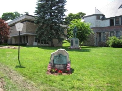 Lieut Wm. Munroe Brigham Jr. Park Marker. Click for full size. Lieut Wm. Munroe Brigham Jr. Park Marker image. Click for full size.