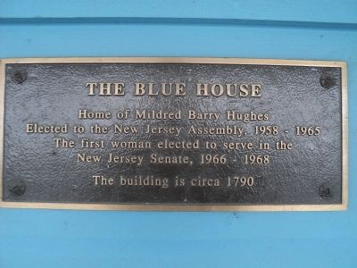 The Blue House Marker image. Click for full size.