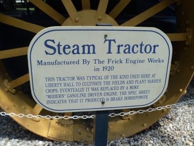 Steam Tractor Marker image. Click for full size.